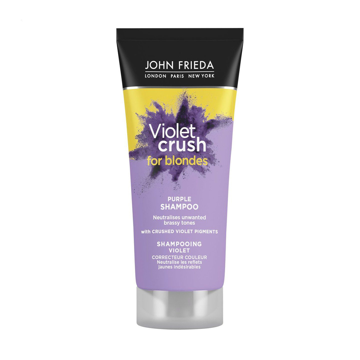 Шампунь John Frieda Violet Crush For Blondes Purple Shampoo для нейтралізації жовтизни волосся, 75 мл